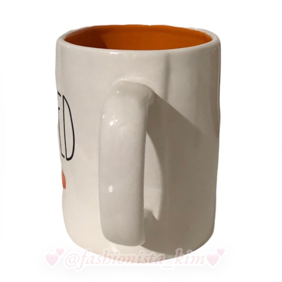 🛍️ Rae Dunn Blessed mug with pumpkin images and orange interior - Picture 2 of 6